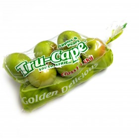 Tru Cape Golden Delicious Apples 1.5kg Packet